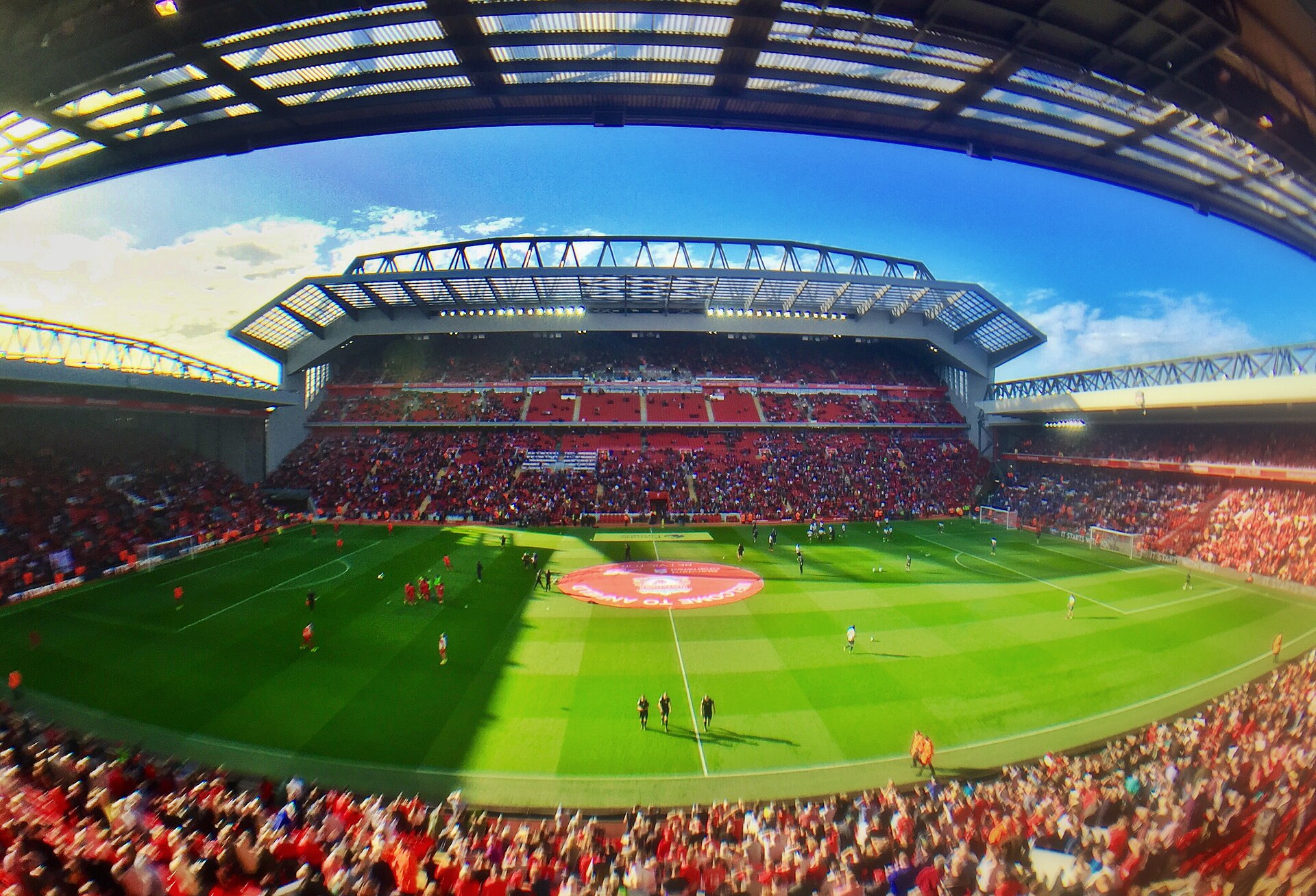 Anfield stadium view