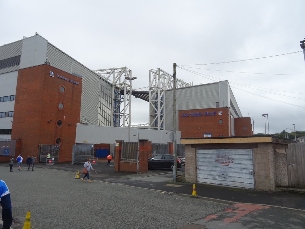 Ewood Park — home ground of Blackburn Rovers