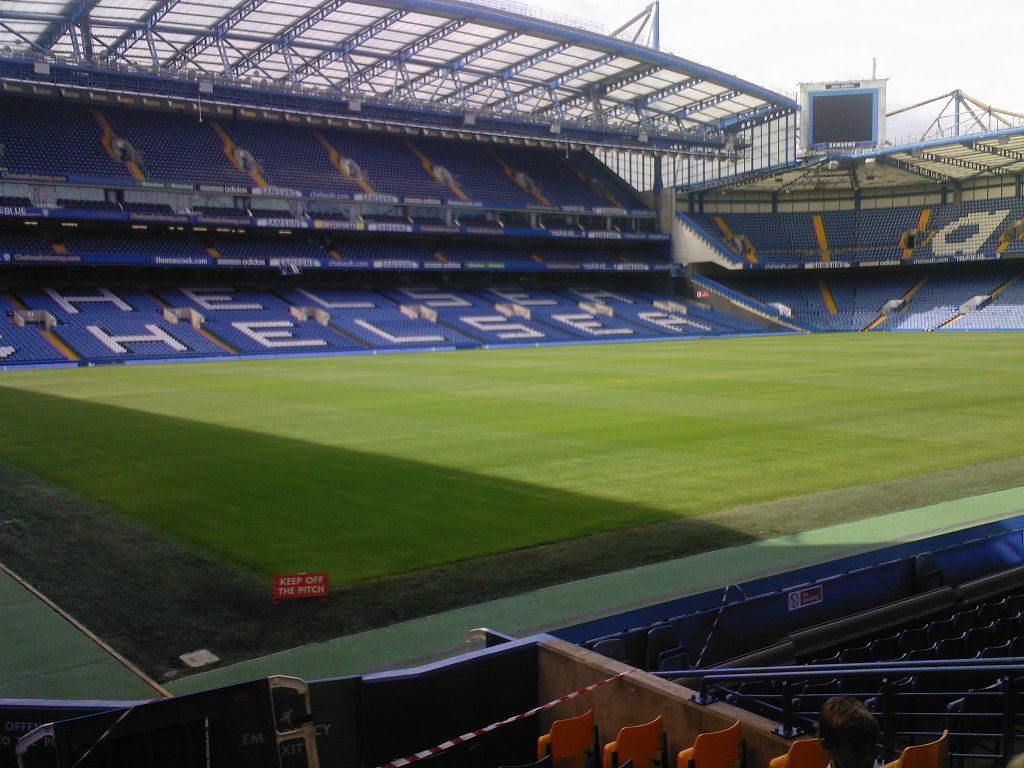 Stamford Bridge stadium view