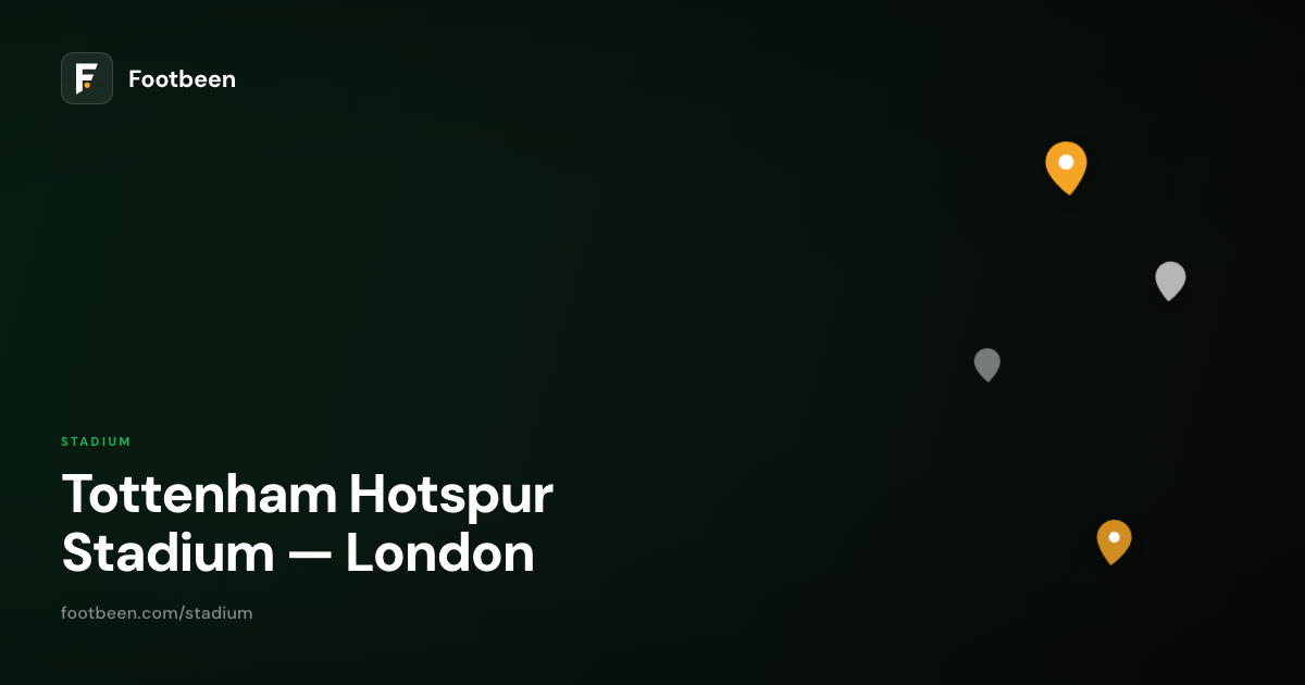 Tottenham Hotspur Stadium, the steep single-tier home end rising above the High Road in north London
