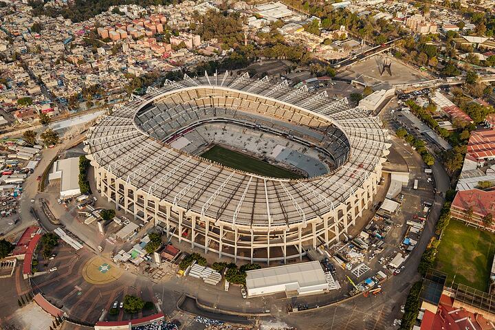 Estadio Azteca in Mexico City from the stadium bowl